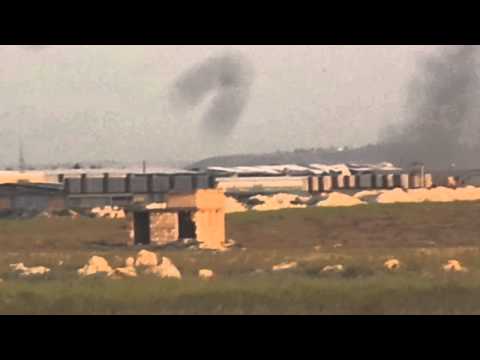 انتشار مقاتلي الجبهة الشمالية في محيط مطار النيرب العسكري واستهداف المطار بالرشاشات الثقيلة