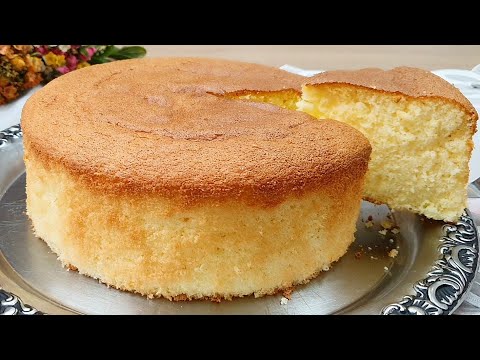 SUPER FLUFFY 8-SIZE CAKE - EASY SPONGE CAKE RECIPE