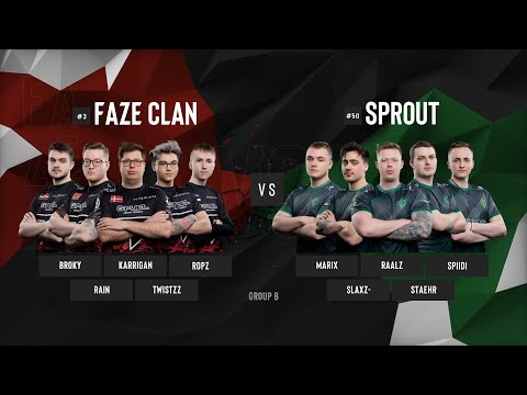 FaZe clan vs SPROUT - ESL Pro League Season 15 - Group B