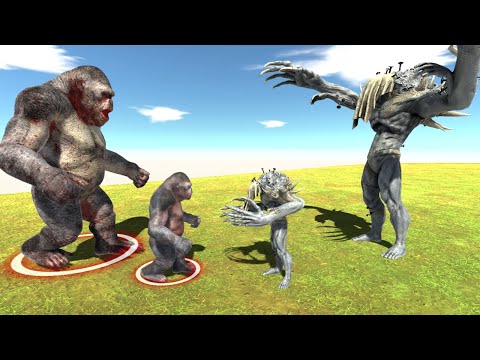 Daddy Scourge VS Daddy Goro - Animal Revolt Battle Simulator