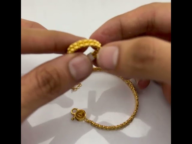 سوارة ذهب دوريكا مع الخاتم