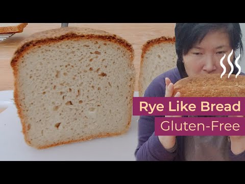 RYE BREAD LIKE - Gluten Free Bread. An easy recipe for baking gluten free bread at home!
