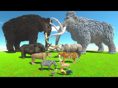 Prehistoric Mammals VS Empowered Modern Mammals - Epic Animal Battle - Who Will Dominate The Arena ?