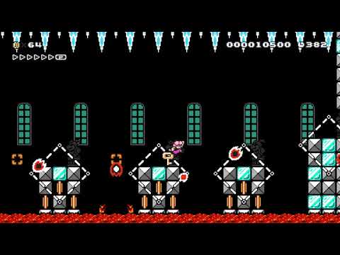☆★☆Bowsers Ice Castle☆★☆ by Lionaris 🍄 Super Mario Maker 2 #ann