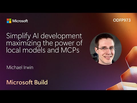 Simplify AI development maximizing the power of local models and MCPs | ODFP973
