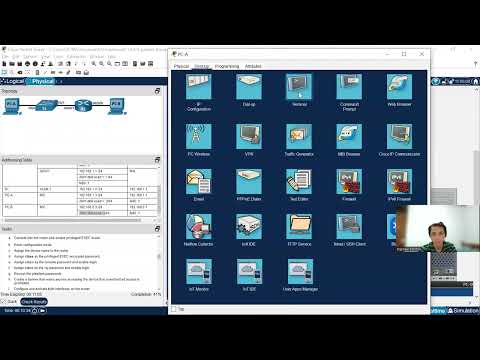 Tugas Prak Jarkom 10 4 4 Build a Switch an Router Network