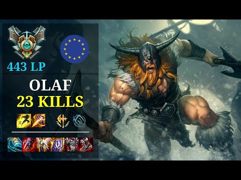 Olaf Jungle vs Ivern - 23 kills - Supermassive 113 EUW Grandmaster (443 LP) Patch 11.6
