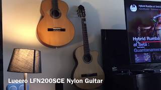 Video thumbnail for Lucero LFN200SCE Nylon Guitar Review 1. by Joaquin Armijo
