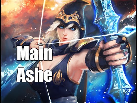 Main Ashe carregando time geral, top 1 Ashe Br