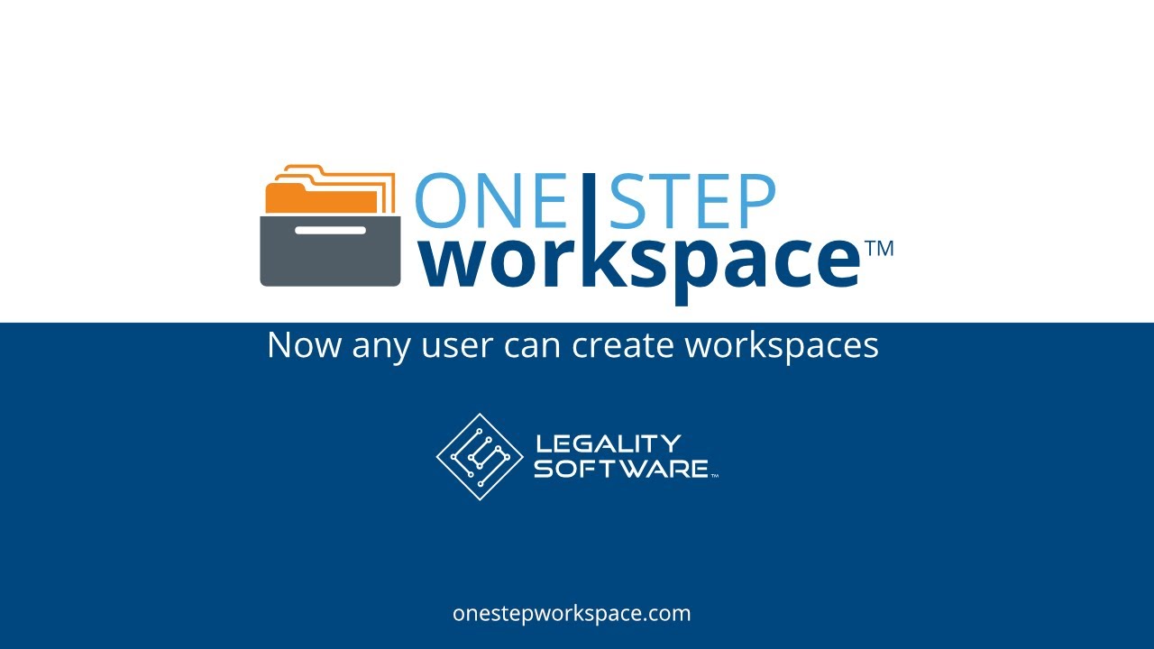 One Step Workspace for NetDocuments - Enable any user to create workspaces as needed
