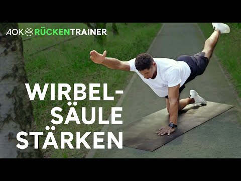 Rückenübungen für den Kraftaufbau | AOK-Rückentrainer Episode 3
