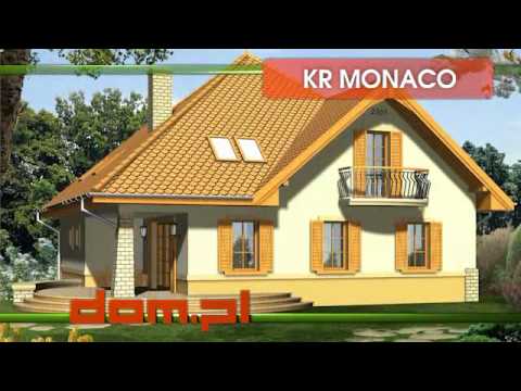 Projekty domów z poddaszem - KR Monaco