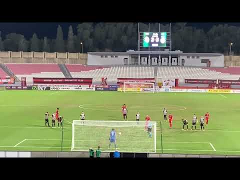 Europa Conference League | Hamrun Spartans v Partizan Belgrade | Matteo Fedele Penalty Goal