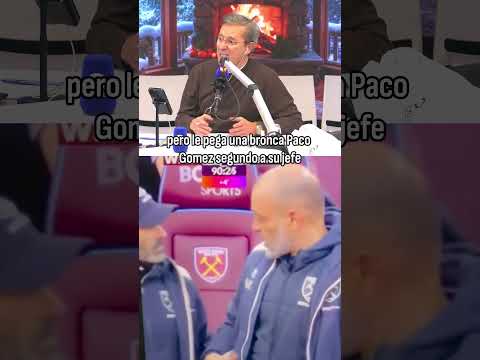 La bronca de Paco Jémez a su jefe Nuno (el segundo entrenador abronca al primero)