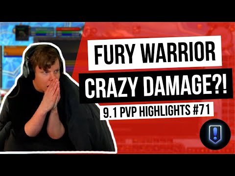 CRAZY FURY WARRIOR DAMAGE?! | 9.1 PvP WoW Highlights | WoW Daily #72