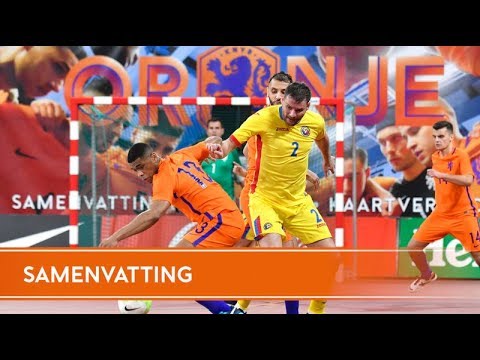 Highlights zaalvoetbalteam - Roemenië (4/12/2017)