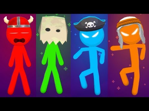 THE STICKMAN MINI GAMES TOURNAMENT Gameplay Walkthrough STICKMAN PARTY Android Game