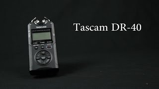 Video thumbnail for Kurz Review zum Tascam DR-40 Mobiler Audiorecorder (german) by Frickezeud