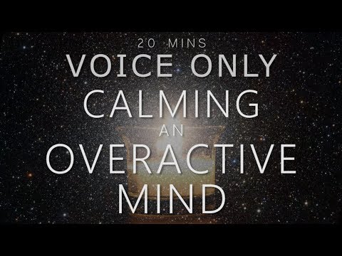 Sleep Meditation | Voice Only | Calming an Overactive Mind (20 Mins Guided Meditation No Music)
