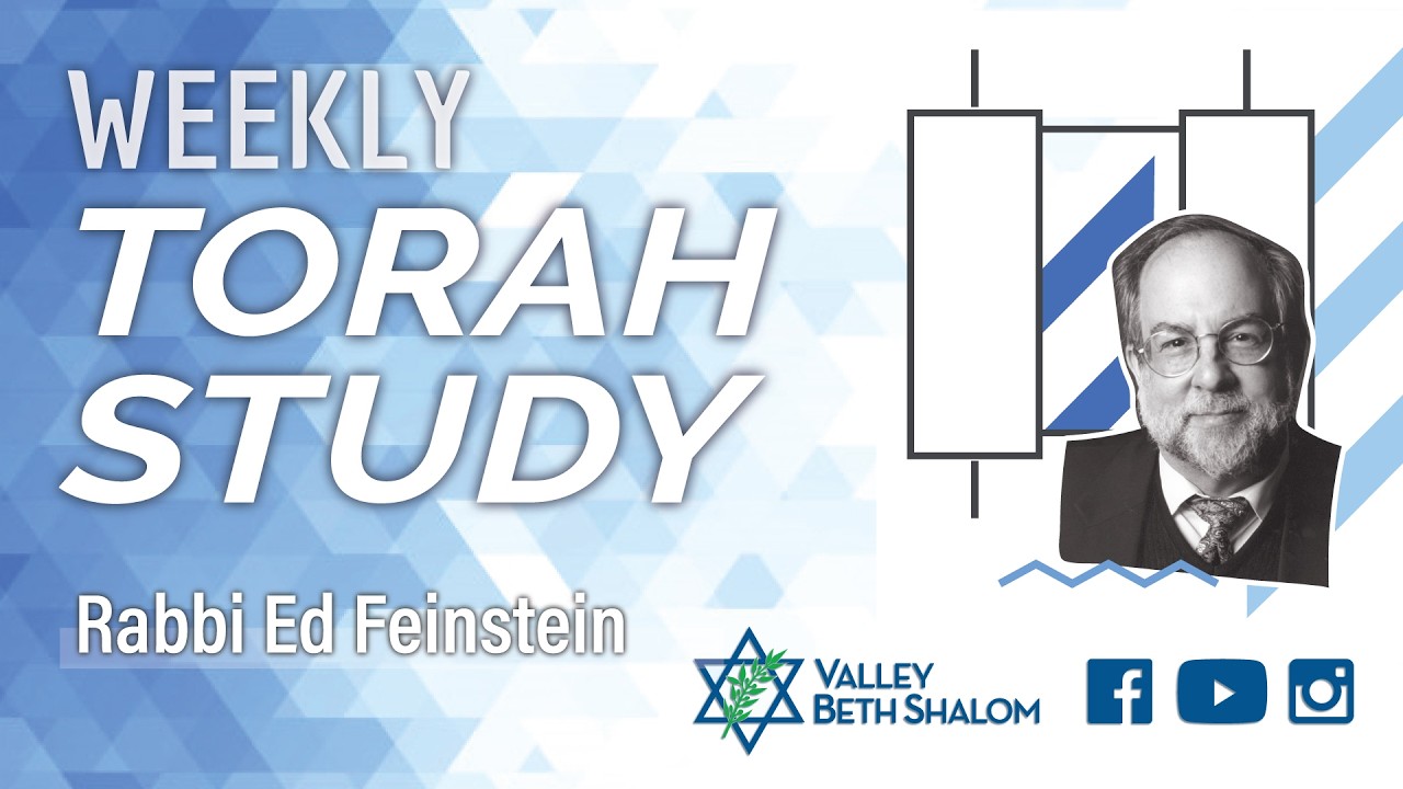 Weekly Torah Study with Rabbi Ed Feinstein - 04/17/26