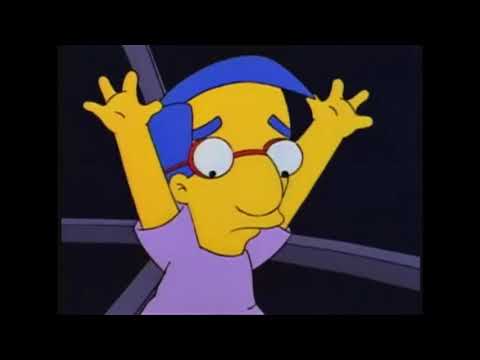 Milhouse on America's Most Wanted Japanese dub ミルハウスFBI  シンプソンズアニメ