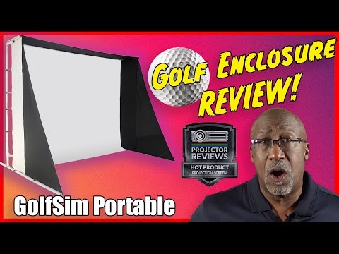 Elite Screens GolfSim Portable ImpactWhite® 350: The Perfect Golf Simulation Screen