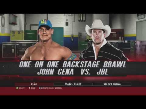 WWE 2k16 Gameplay Xbox 360 - John Cena vs JBL Backstage Brawl