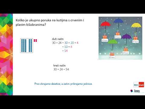 Profil Klett VIDEOLEKCIJE: Zbrajanje 30 + 24 - 2. razred