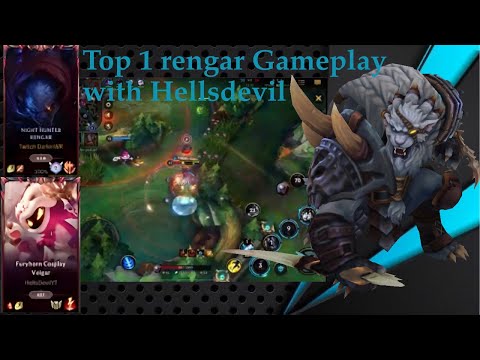 RANK 1 RENGAR CARRIES WITH @HellsDevilwildrift  WILD RIFT