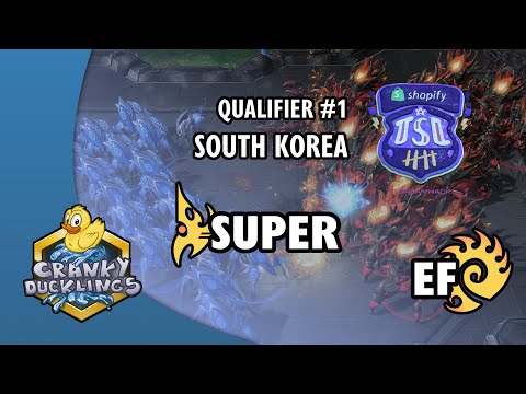 Super vs EF - PvZ | Shopify TSL 5 - Qualifier #1 South Korea | StarCraft 2 Tournament