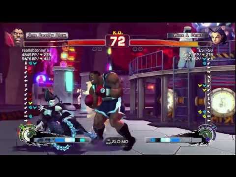 SSF4 AE: reallsbtonoma (Balrog) vs EST-58 (Rose)