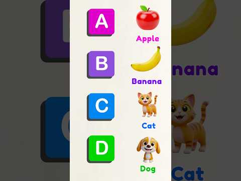 ABC Words Song (A-H) | Alphabet & Phonics
