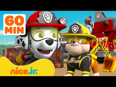 Best PAW Patrol Fire Rescue Moments! 🚒🔥 #5 | 60 Minutes | Nick Jr.