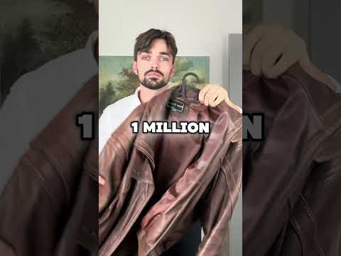 $100 Vs $1 Million Leather Jacket 🧥