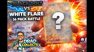 We Opened 36 Packs... Black Bolt vs White Flare Pack Battle!