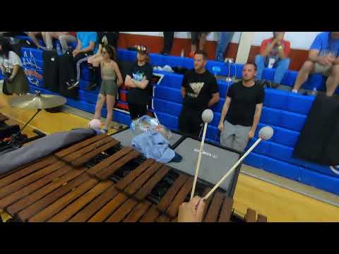 Blue Knights Percussion Ensemble 2022 "Broken" Marimba Head Cam - Eric Day