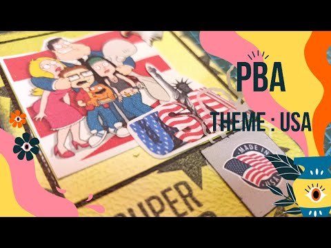 Tuto PBA theme USA. ( tuto - idée - pas à pas)