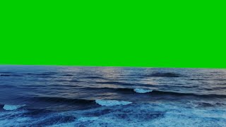 Sea green screen effects HD footages | ocean waves chroma key effects free footages