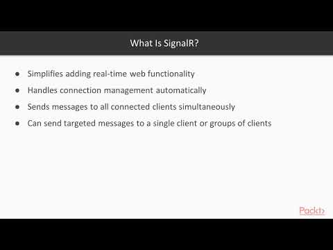 Full Stack Development with React and ASP NET Core 2 Working with SignalR | packtpub com