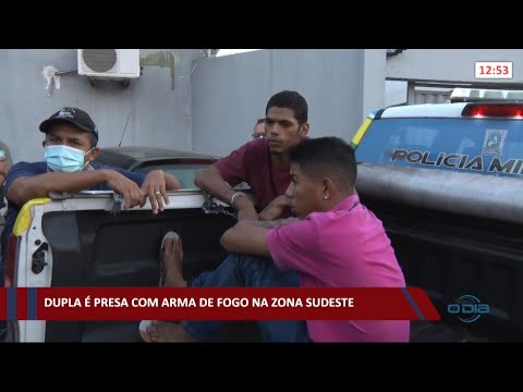 Dupla eÌ presa com arma de fogo na zona sudeste 17 09 2021