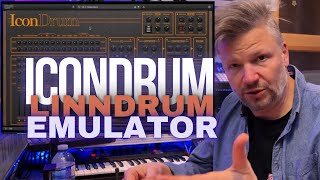 Video thumbnail for ICONDrum, a LinnDrum emulator from @GForceSoftware by Nu-Trix The Synth Guy