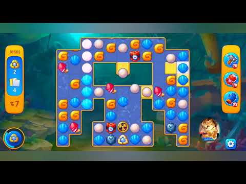 фишдом 2022 # 10501 уровень - прохождение без бустеров # Fishdom,  10501  level - no Boosters.