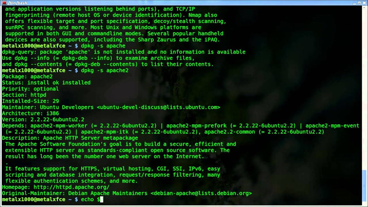 Check if a program is installed  Linux - Debian - dpkg - shell script - BASH