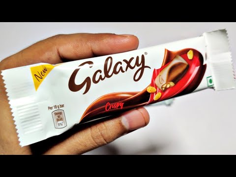 Galaxy Crispy Chocolate Better Than Galaxy Smooth? | Ingredients/Recipe, Taste, Price | Crispy Bar🍫