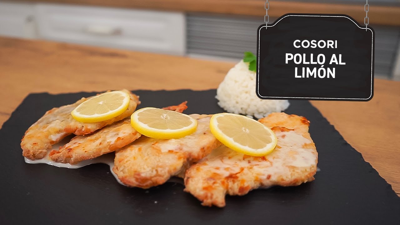 Receta - Pollo al limón en freidora sin aceite Cosori