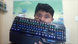 MI PRIMER TECLADO MECANICO :D - Unboxing en vivo