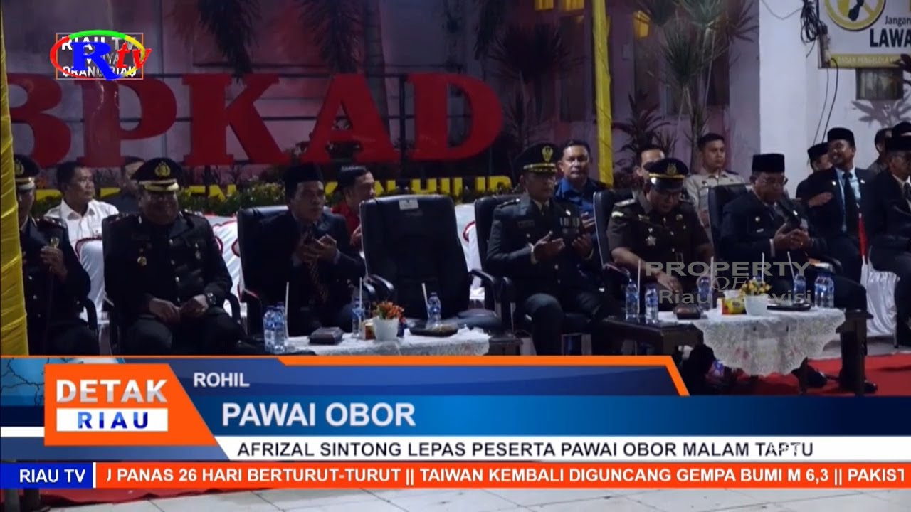 AFRIZAL SINTONG LEPAS PESERTA PAWAI OBOR MALAM TAPTU