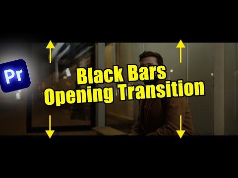 Black Bars Opening Transition Tutorial In Premiere Pro