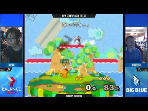 NGPU 46 SSBM - Rasen (Sheik) vs. BonkCushy (Pikachu) - Melee WQF