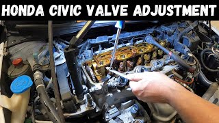Honda Civic 1.8 valve adjustment how to 2006 - 2011 R18 DIY
